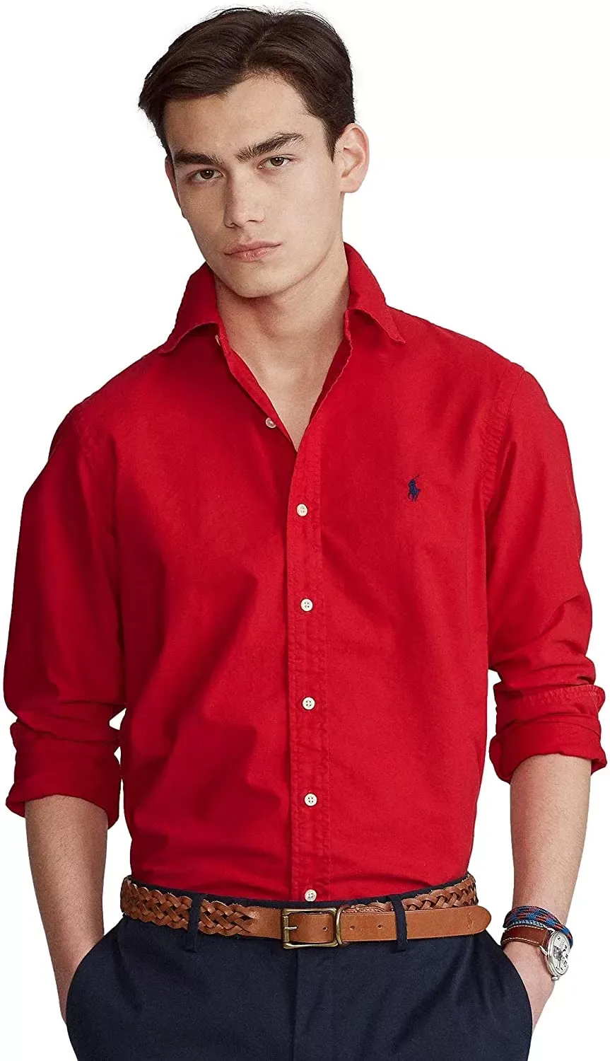 POLO RALPH LAUREN Men's Long Sleeve Classic Oxford Shirt