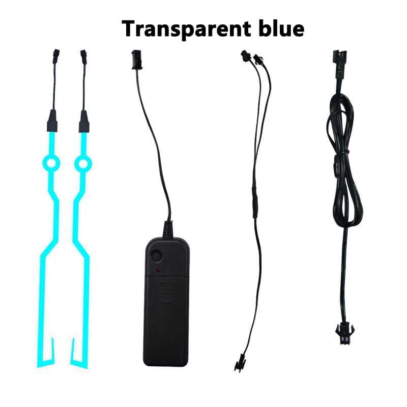 🔥🔥Motorcycle Helmet Light LED DIY Helmet LED Light Motorbike Reflective Strips