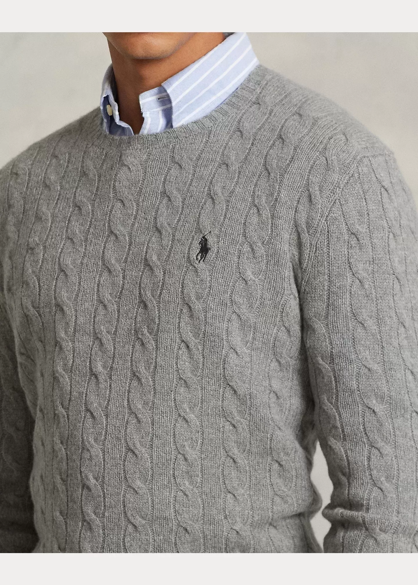 Polo Ralph Lauren Cable-Knit Wool-Cashmere Sweater