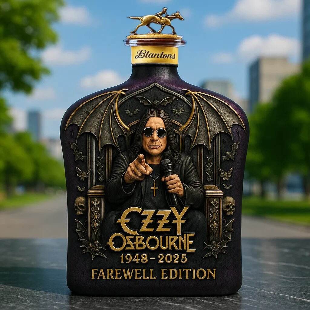 🔥 Last Day 60% OFF - 🎸Ozzy Osbourne Limited Edition Whiskey Bottle