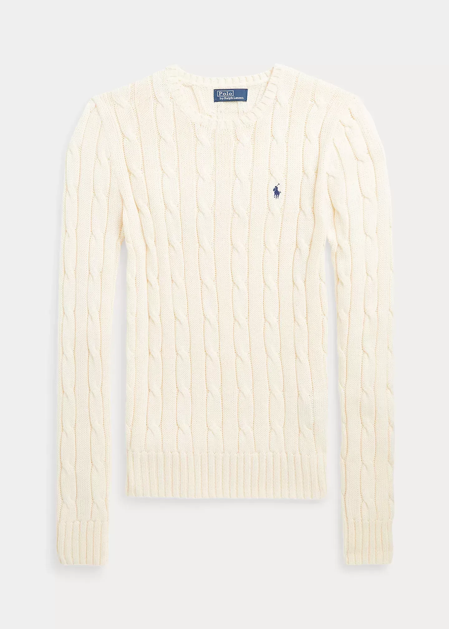 Polo Ralph Lauren Cable-Knit Cotton Crewneck Jumper