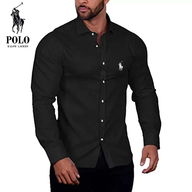 Ralph Lauren Men's pure cotton Long Sleeve Shirt