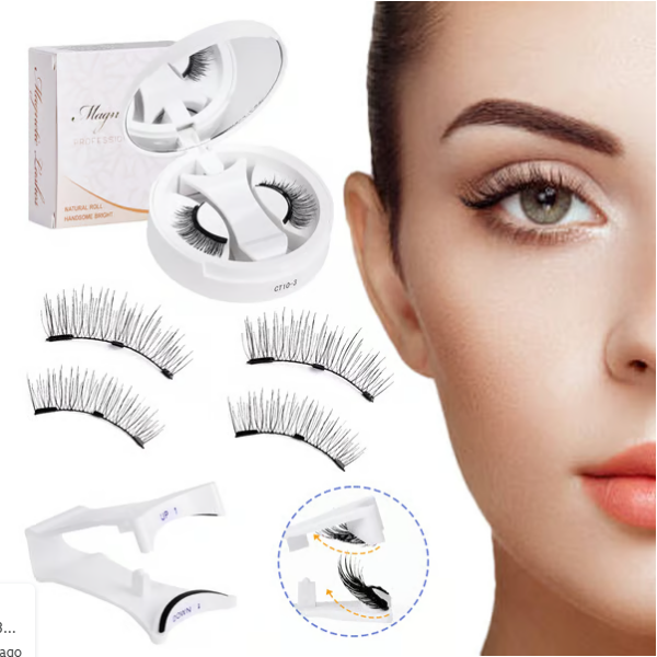 💖Summer Hot Sale - Soft Magnetic Eyelashes All-in-One Box, Reusable
