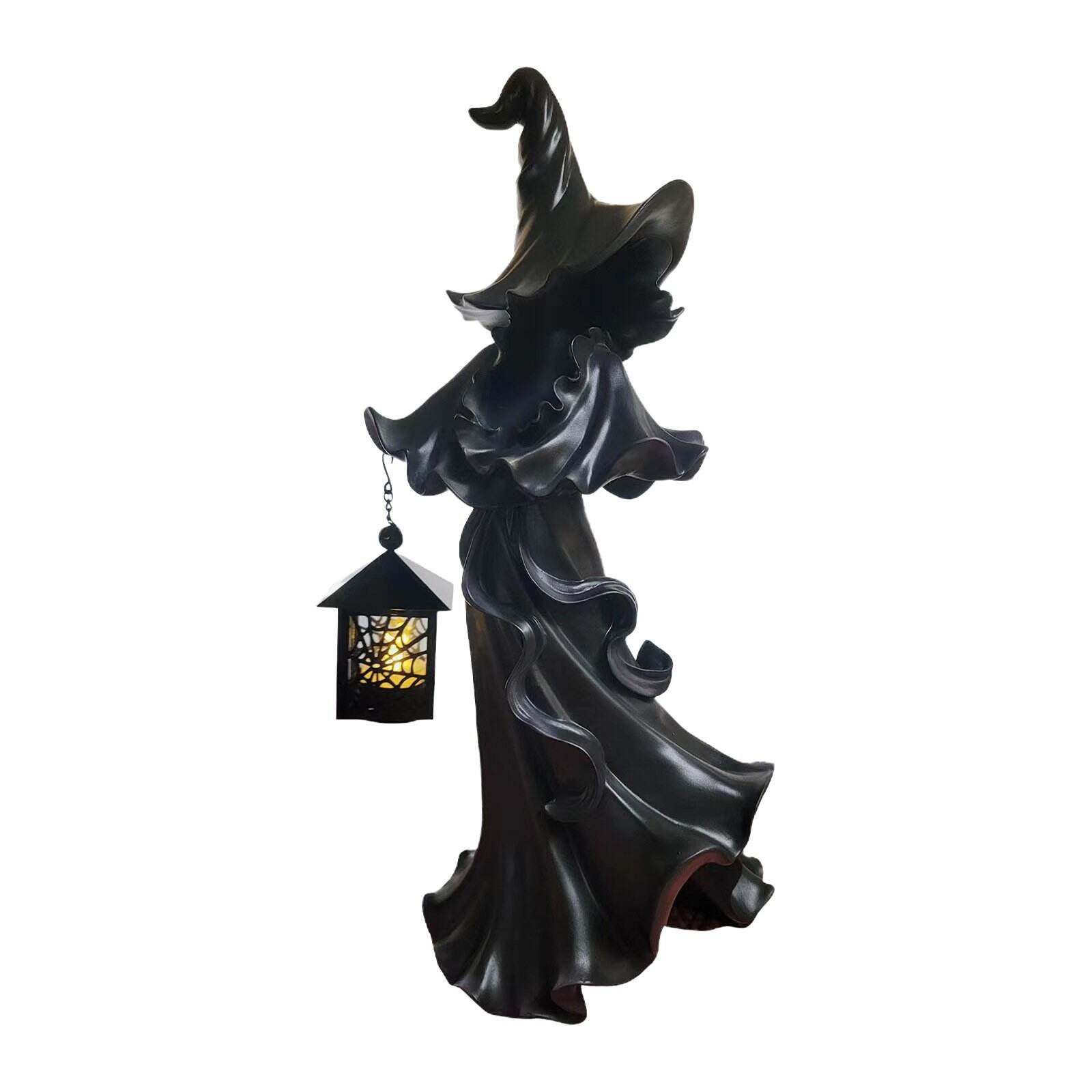 🔥LAST DAY 49% OFF - 🧙‍♀️💫Hand-Painted Enchanting Witch Statue: The Guardian of Your Home (✨Same as in the video)