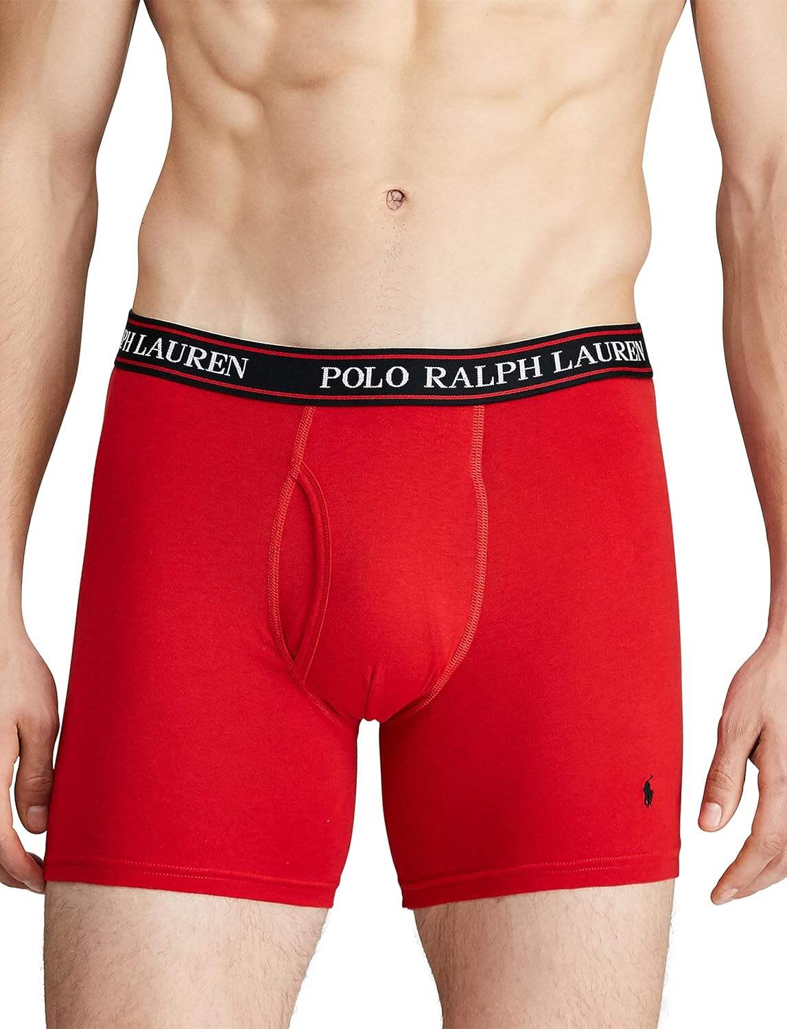 Polo Ralph Lauren Men's Stretch Classic Fit Boxer Briefs, Trunks & Long Leg Available, 3-pack
