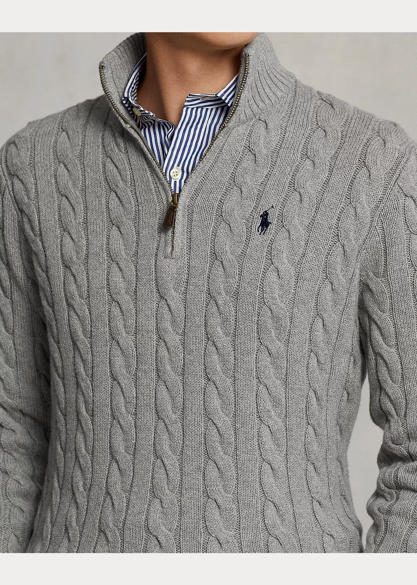 Polo Ralph Lauren Cable-Knit Cotton Sweater