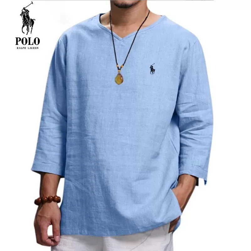 Ralph Lauren men's casual loose long-sleeved shirt
