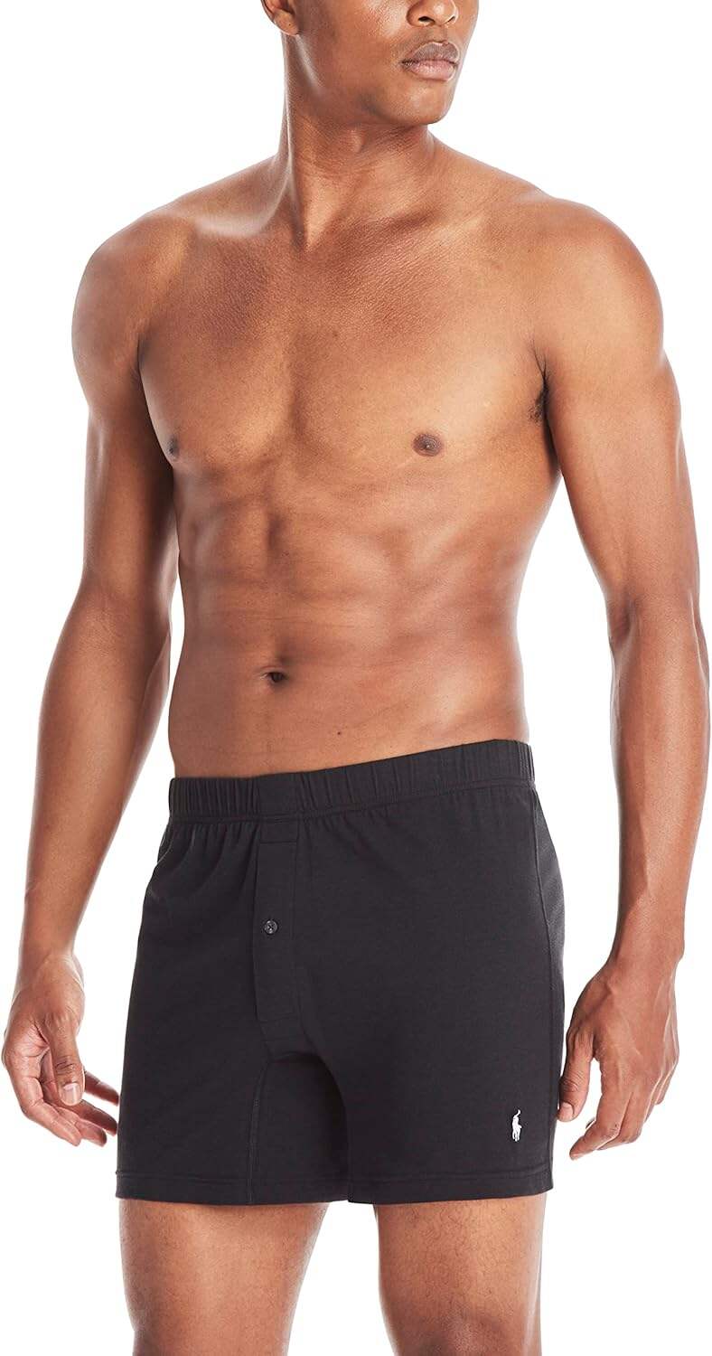 Polo Ralph Lauren Men's Classic Fit Knit Boxers 3 Pack