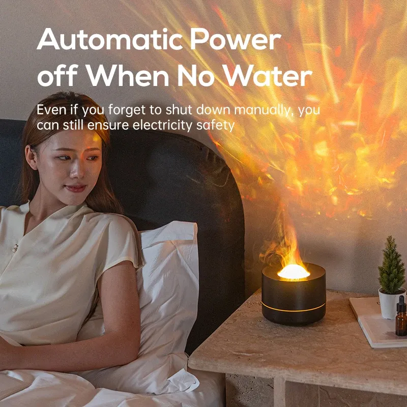 2025 New Starry Sky Projector Lamp Aromatherapy Machine Gift Desktop USB Plug-in Colorful Atmosphere Light Humidifier