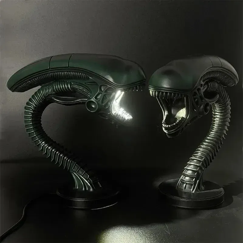 Alien Lamps Bedroom Decorative Resin Figurine Extraterrestrial Life Form Lamp Stand Home Decoration Lighting Figure