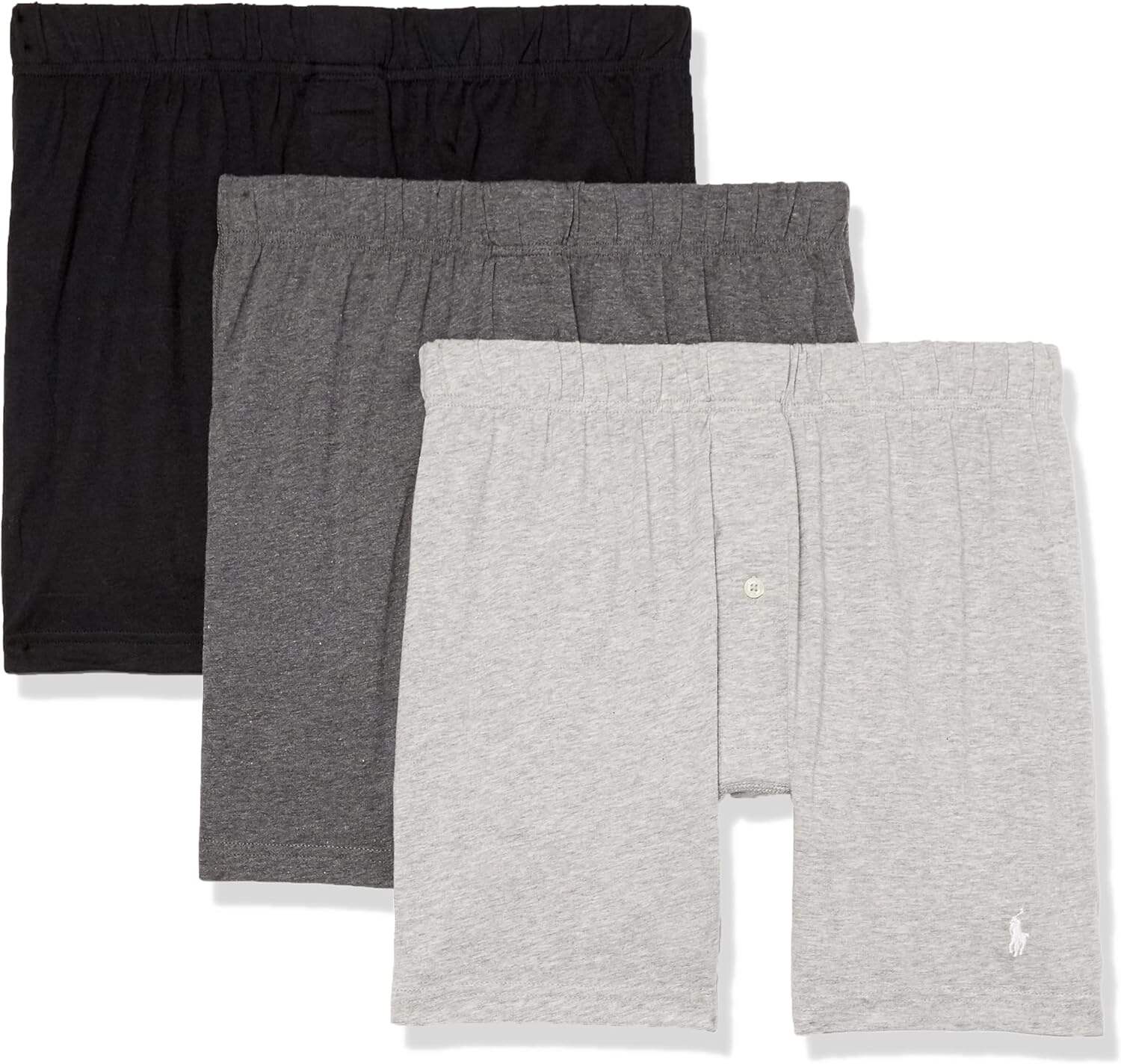 Polo Ralph Lauren Men's Classic Fit Knit Boxers 3 Pack