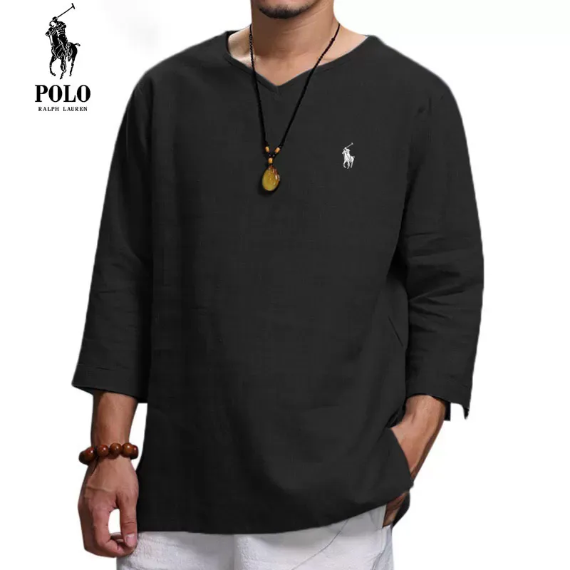 Ralph Lauren men's casual loose long-sleeved shirt