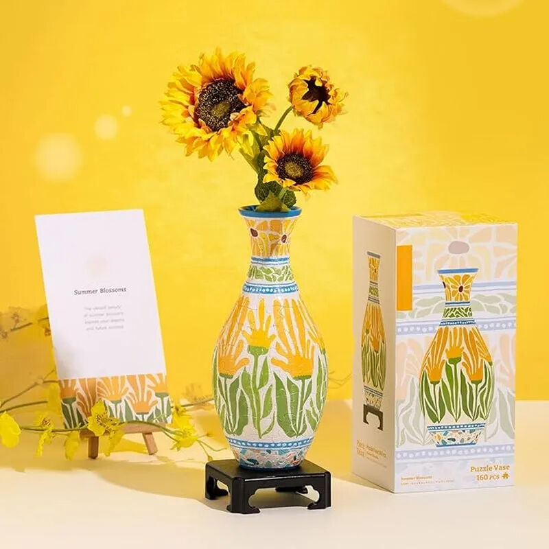 🎄3D Art Puzzle Vase - Store Anniversary Hot Sale