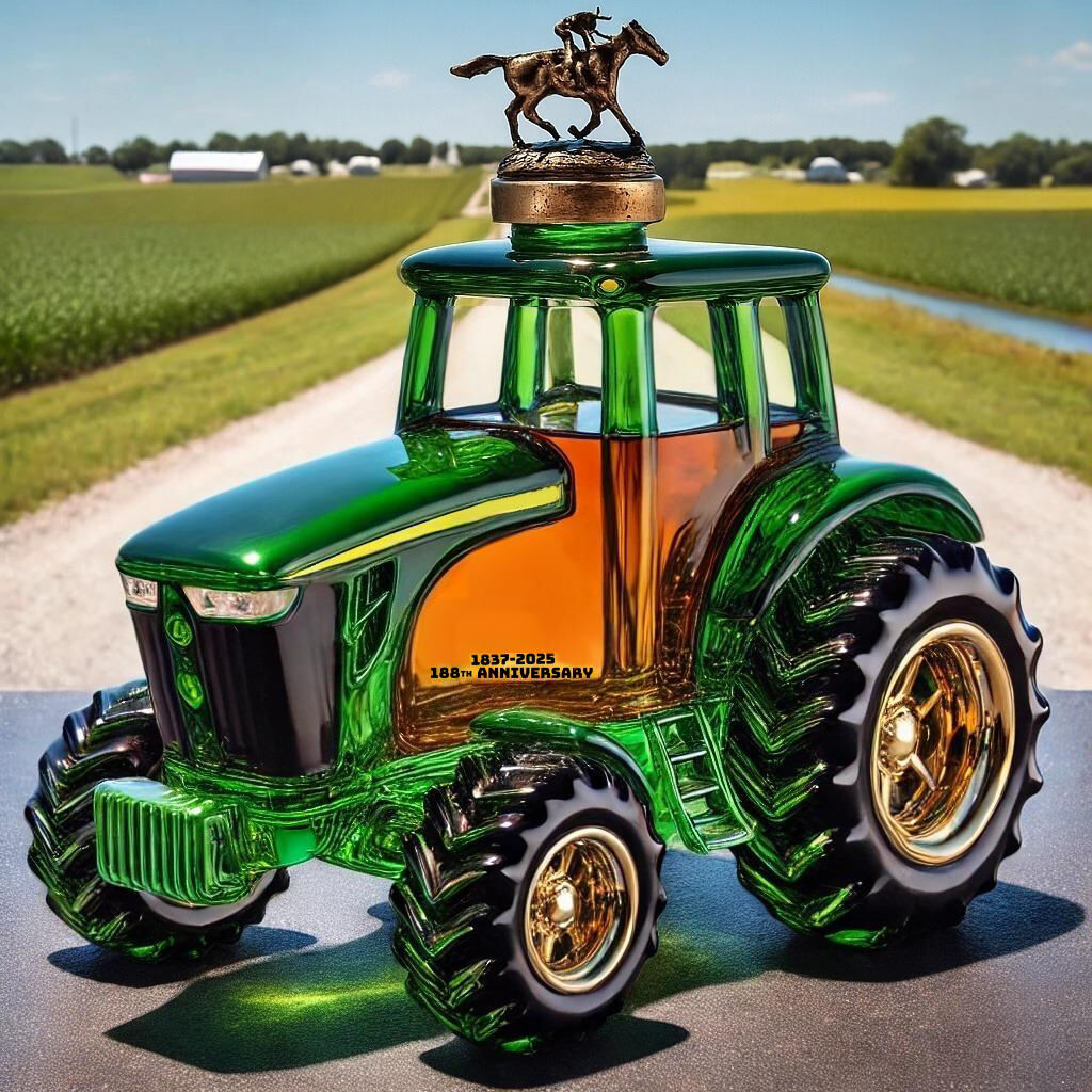 John Deere 188 Anniversary Whiskey Bottle