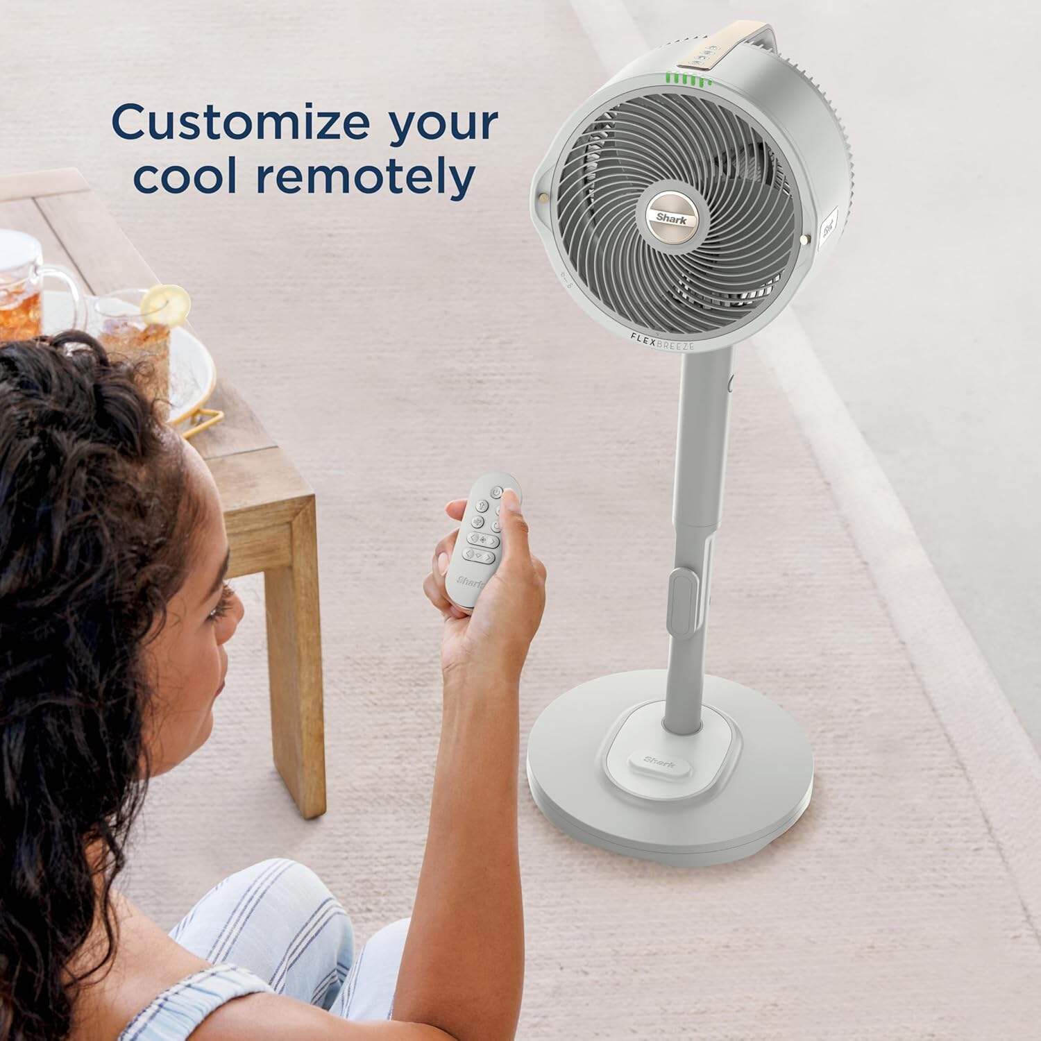 Shark FlexBreeze Pro Mist Fan — Indoor & Outdoor, Integrated Misting