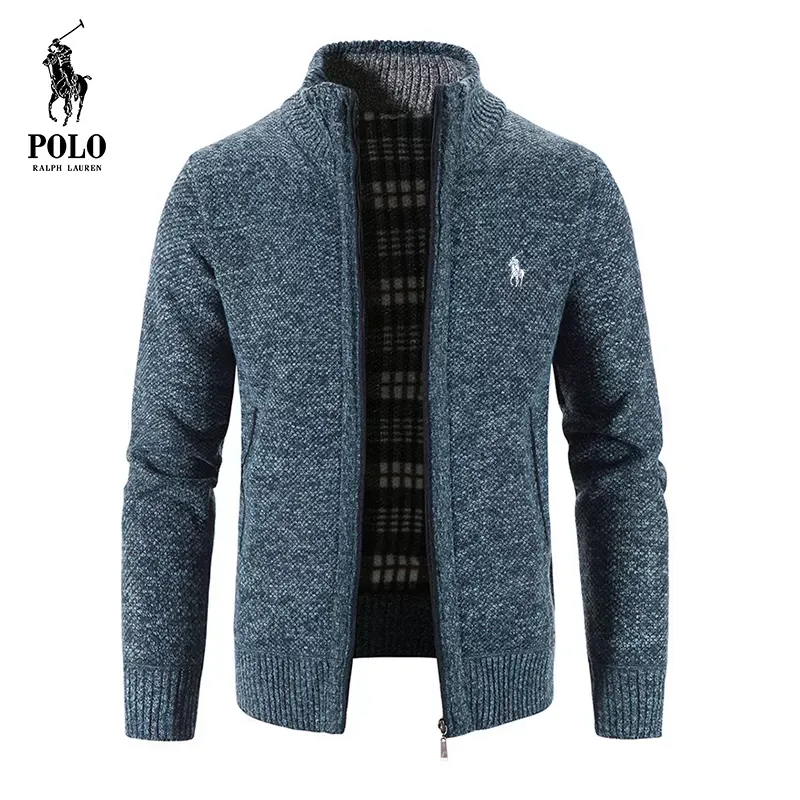Ralph Lauren Men's middle aged plus velvet  casual jacket(Last day of limited time specials)