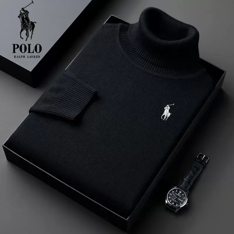 Ralph Lauren Men's Turtleneck Thick Loose Casual Knit Sweater��9 Pack Only $49.98��