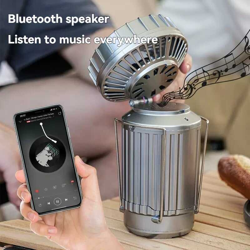🔥5-In-1 Portable LED Camping Lantern With Fan
