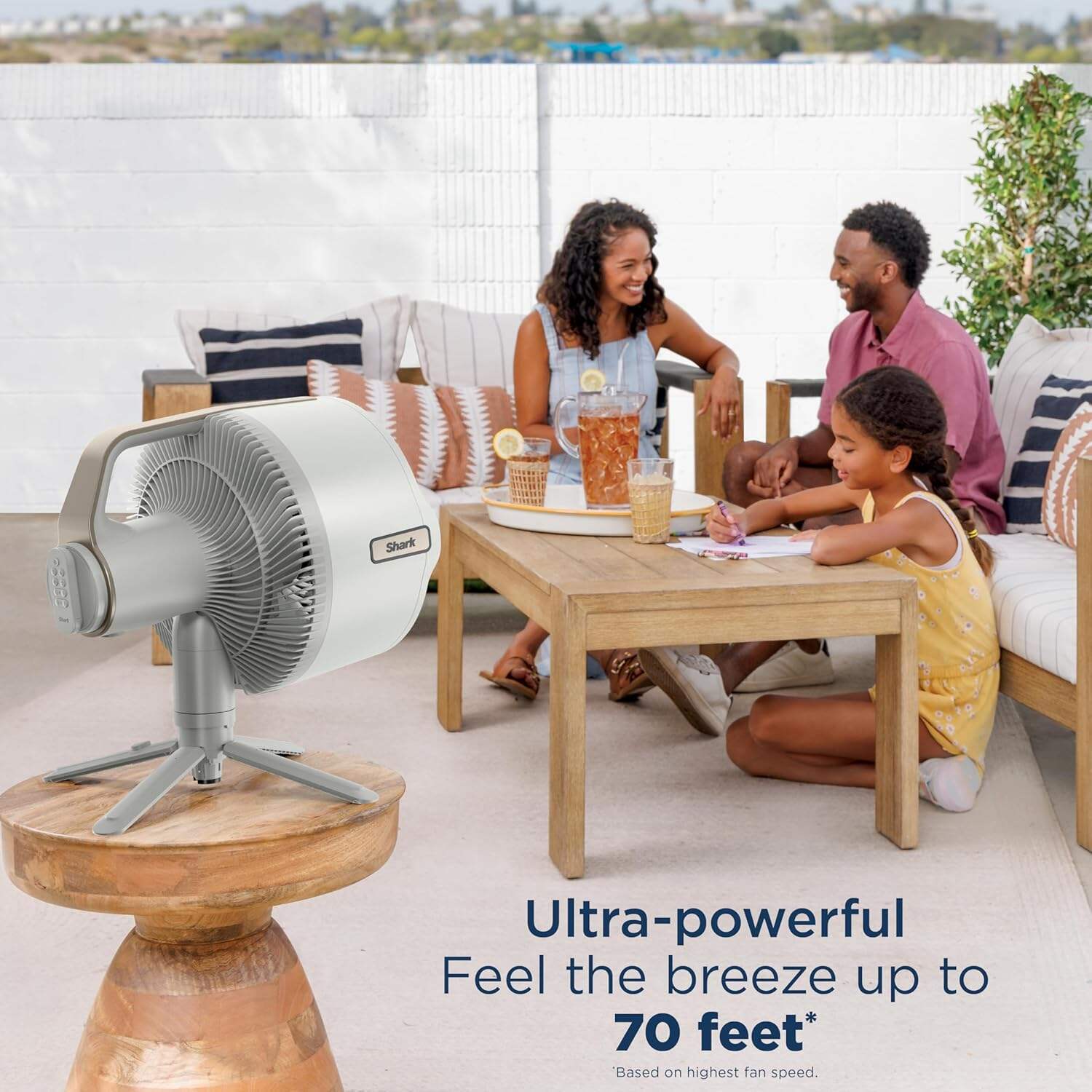 Shark FlexBreeze Pro Mist Fan — Indoor & Outdoor, Integrated Misting