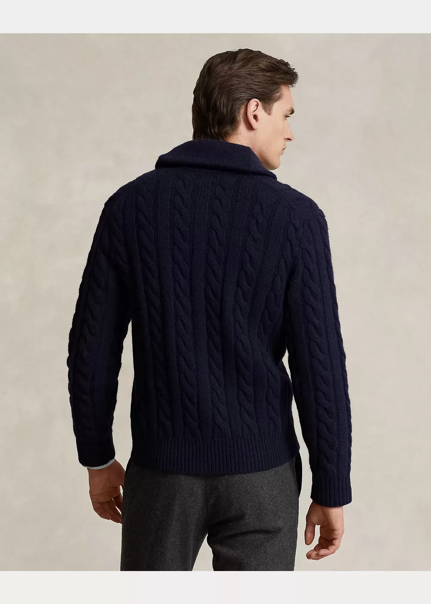 Polo Ralph Lauren Cable-Knit Wool-Cashmere Cardigan