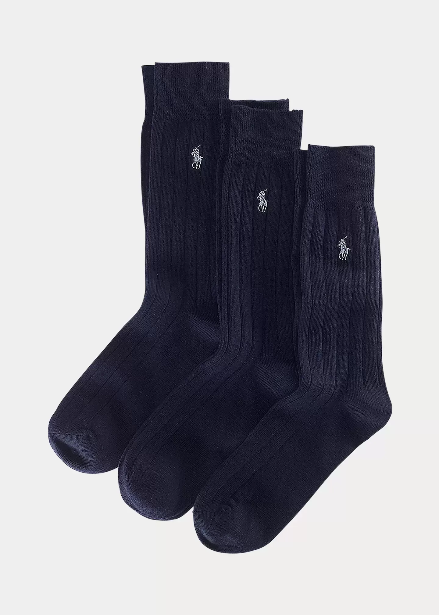 Polo Ralph Lauren Combed Cotton Rib Sock 3-Pack