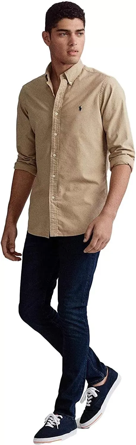 POLO RALPH LAUREN Men's Long Sleeve Classic Oxford Shirt